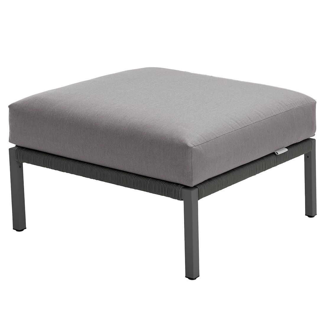 Solpuri Club Loungehocker Aluminium/Rope/Acryl