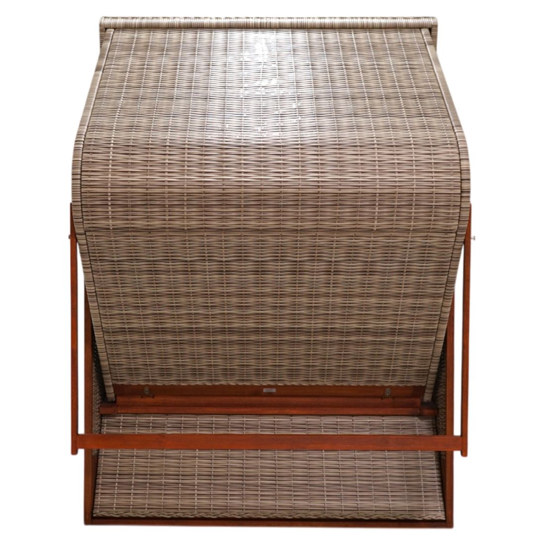 deVries Pure Cliff XL Sun Strandkorb Geflecht/Pinie Des. 488
