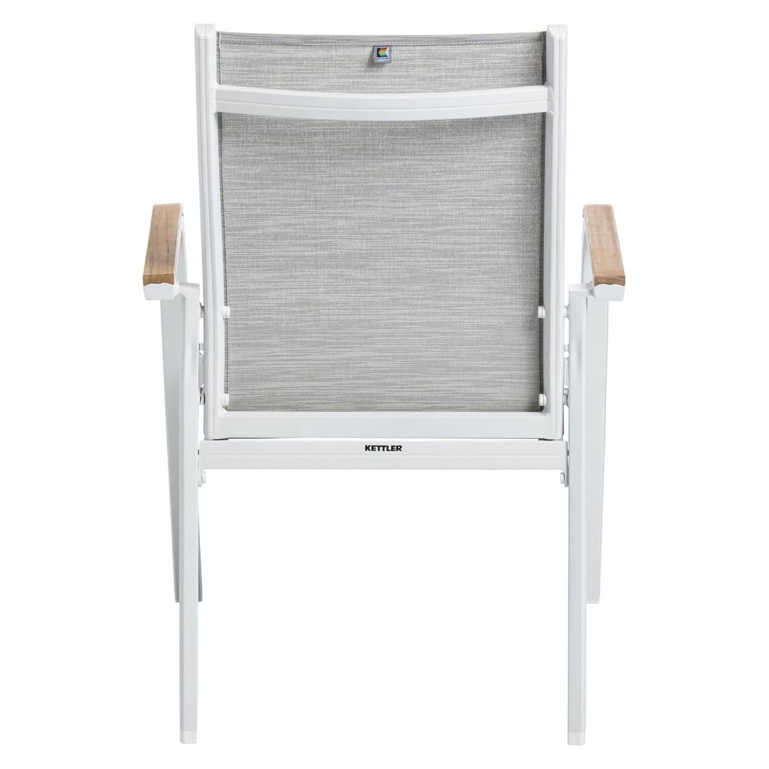 Kettler Granada Stapelsessel Aluminium/Outdoorgewebe