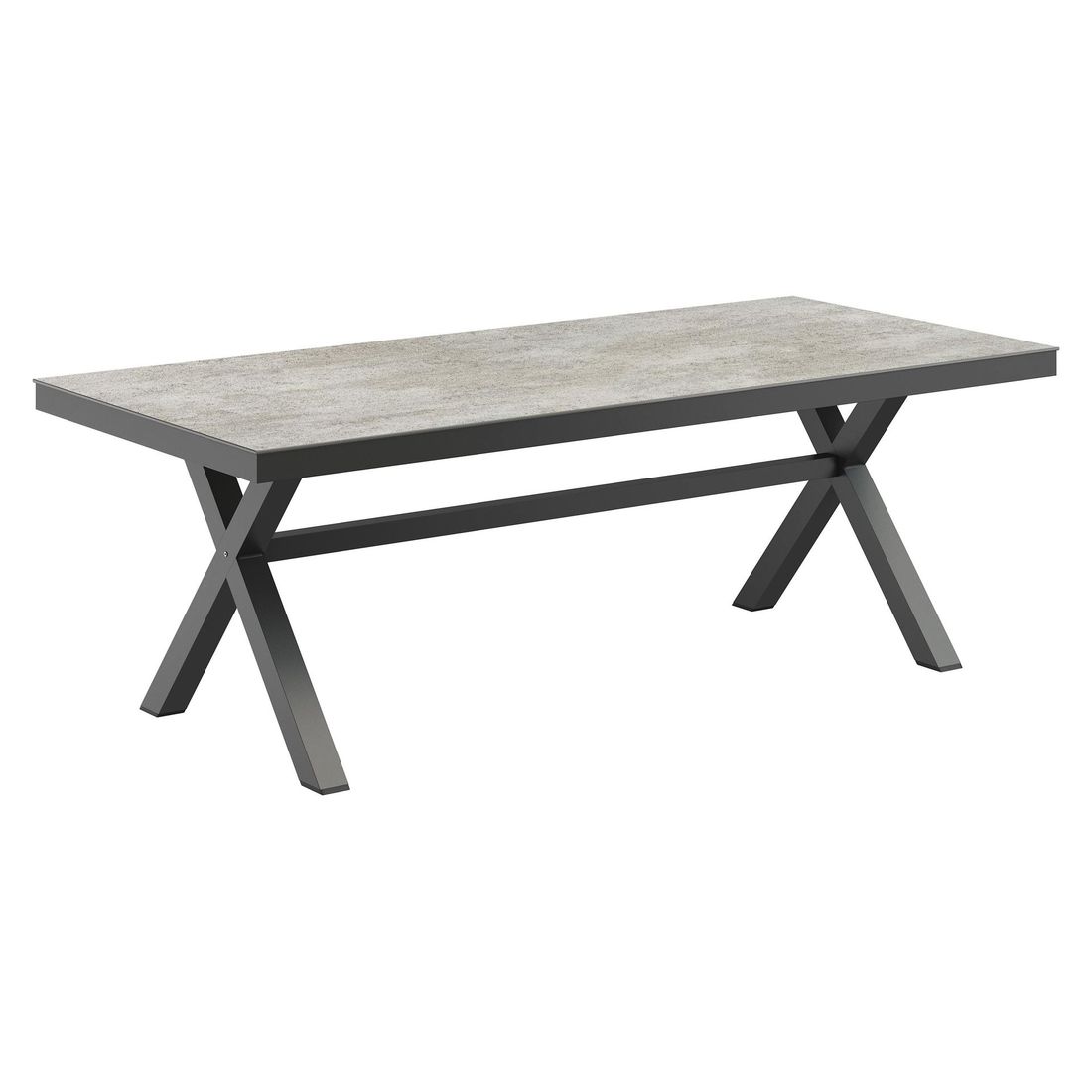 OUTLIV. Gartentisch 220x100cm Aluminium/Dekton