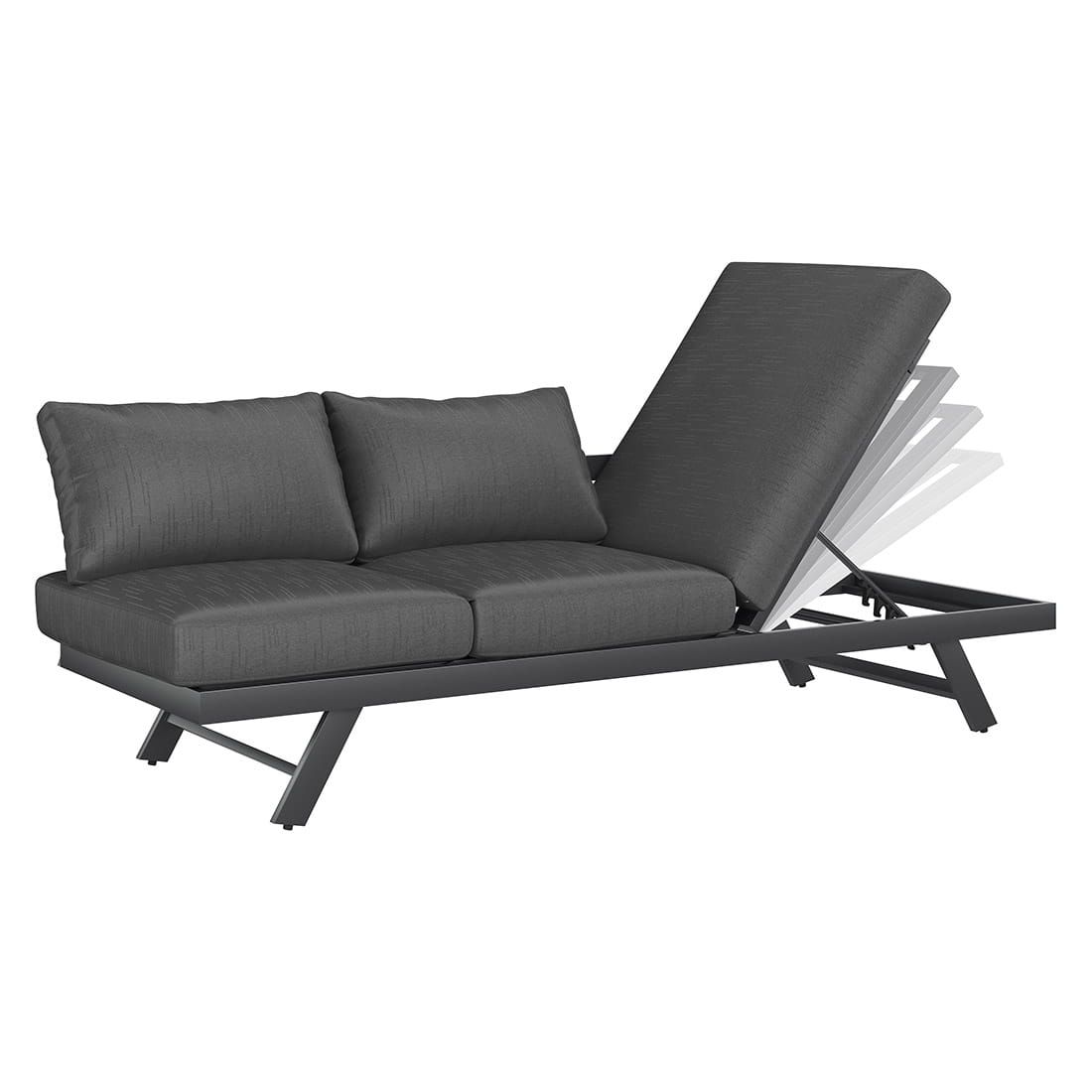 OUTLIV. Atlanta Gartenloungesofa Aluminium/Olefin