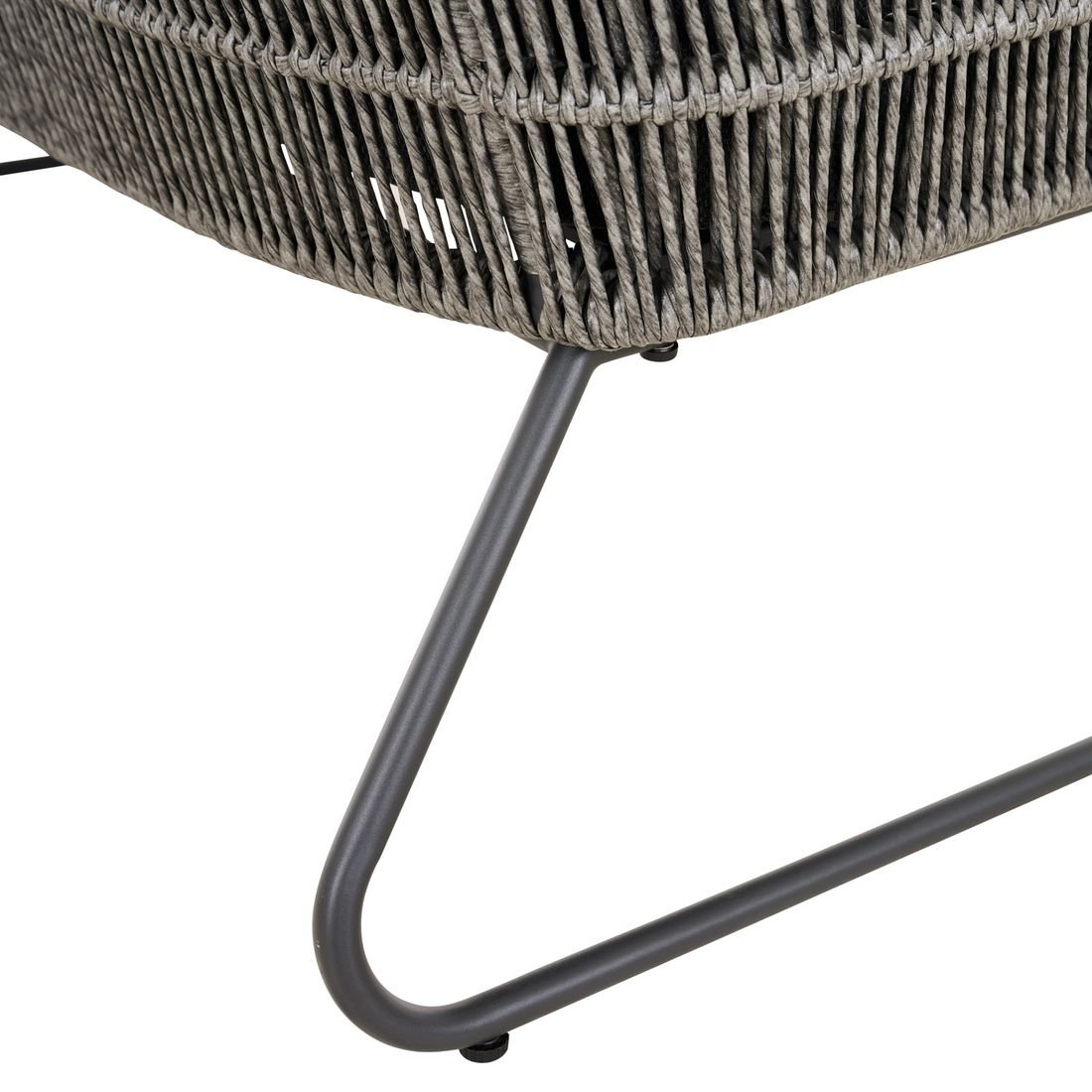 Siena Garden Kansas Loungebank Aluminium/Geflecht