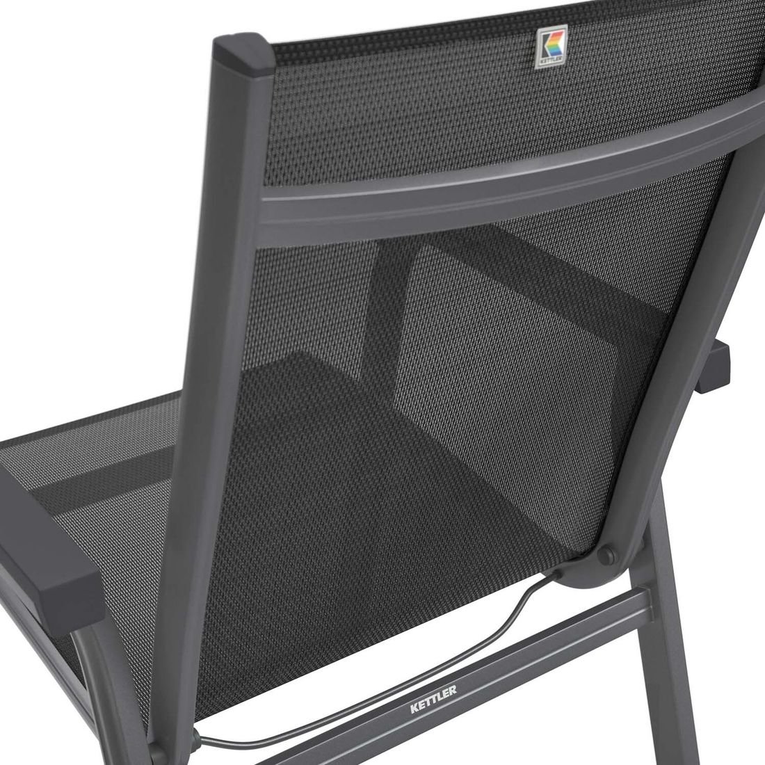 Kettler Basic Plus Gartenmöbel-Set mit OUTLIV. Tisch Aluminium/Dekton