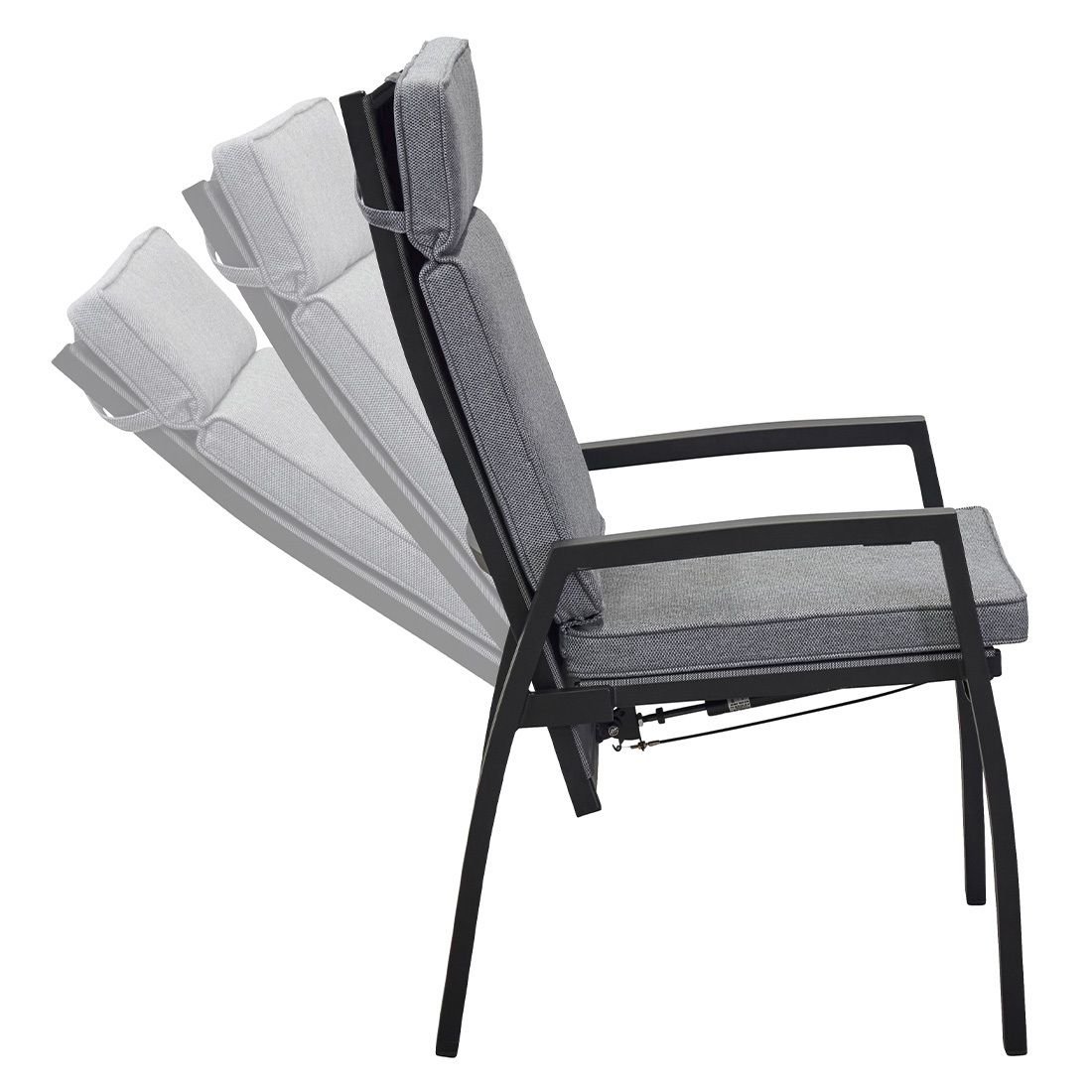 LC Garden Sondrino Gartensessel verstellbar Aluminium/Polyester