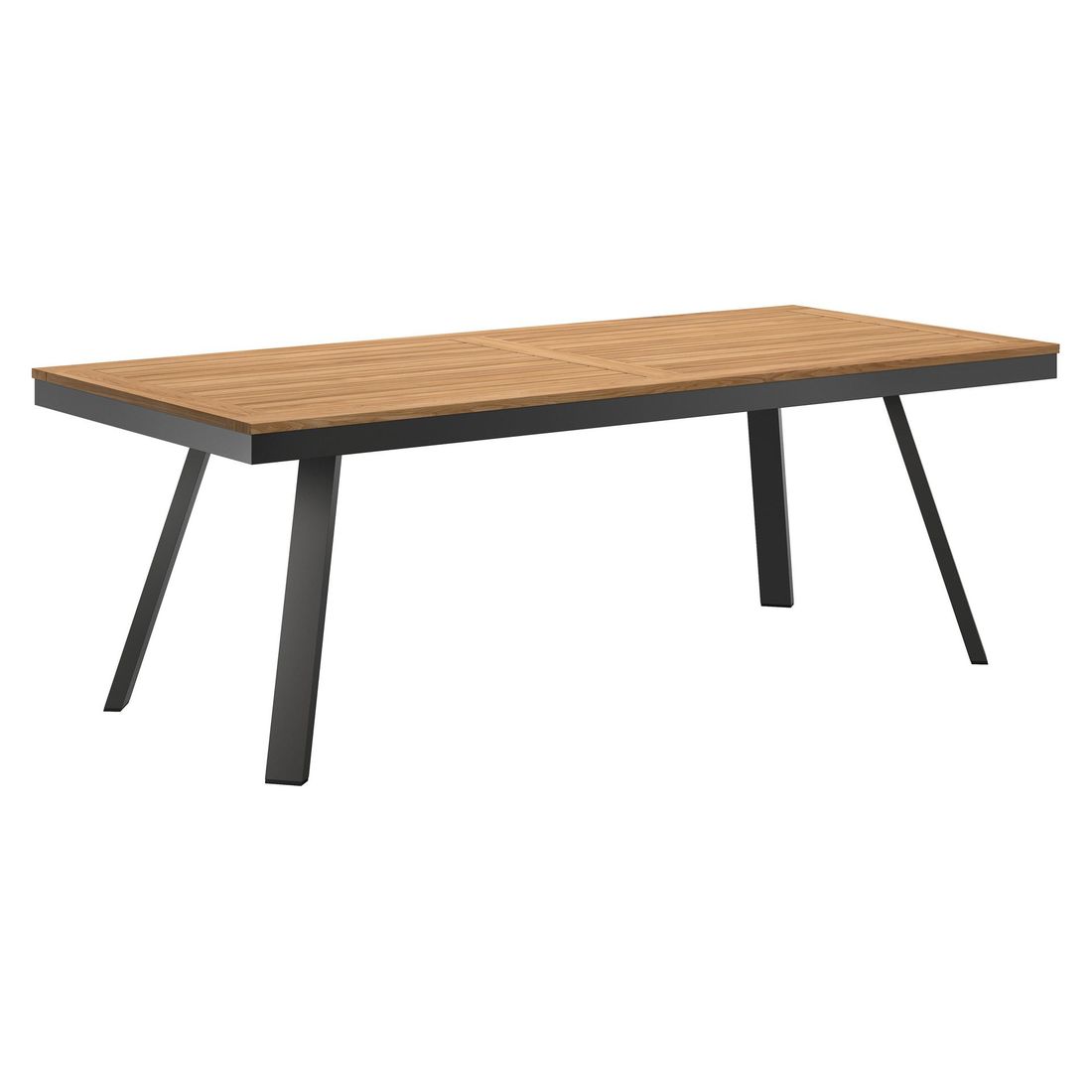 OUTLIV. Gartentisch 220x100cm Aluminium/Teak