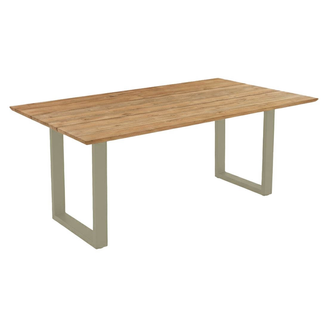 OUTLIV. Negara Gartentisch Edelstahl/Teak recycelt
