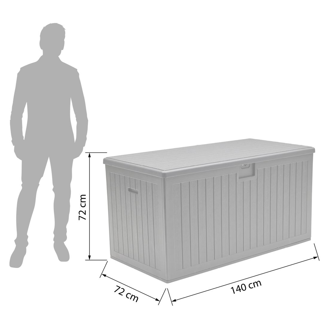 LC Garden Velio Gartenbox Kunststoff