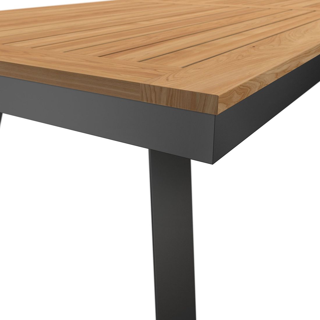 OUTLIV. Gartentisch 220x100cm Aluminium/Teak