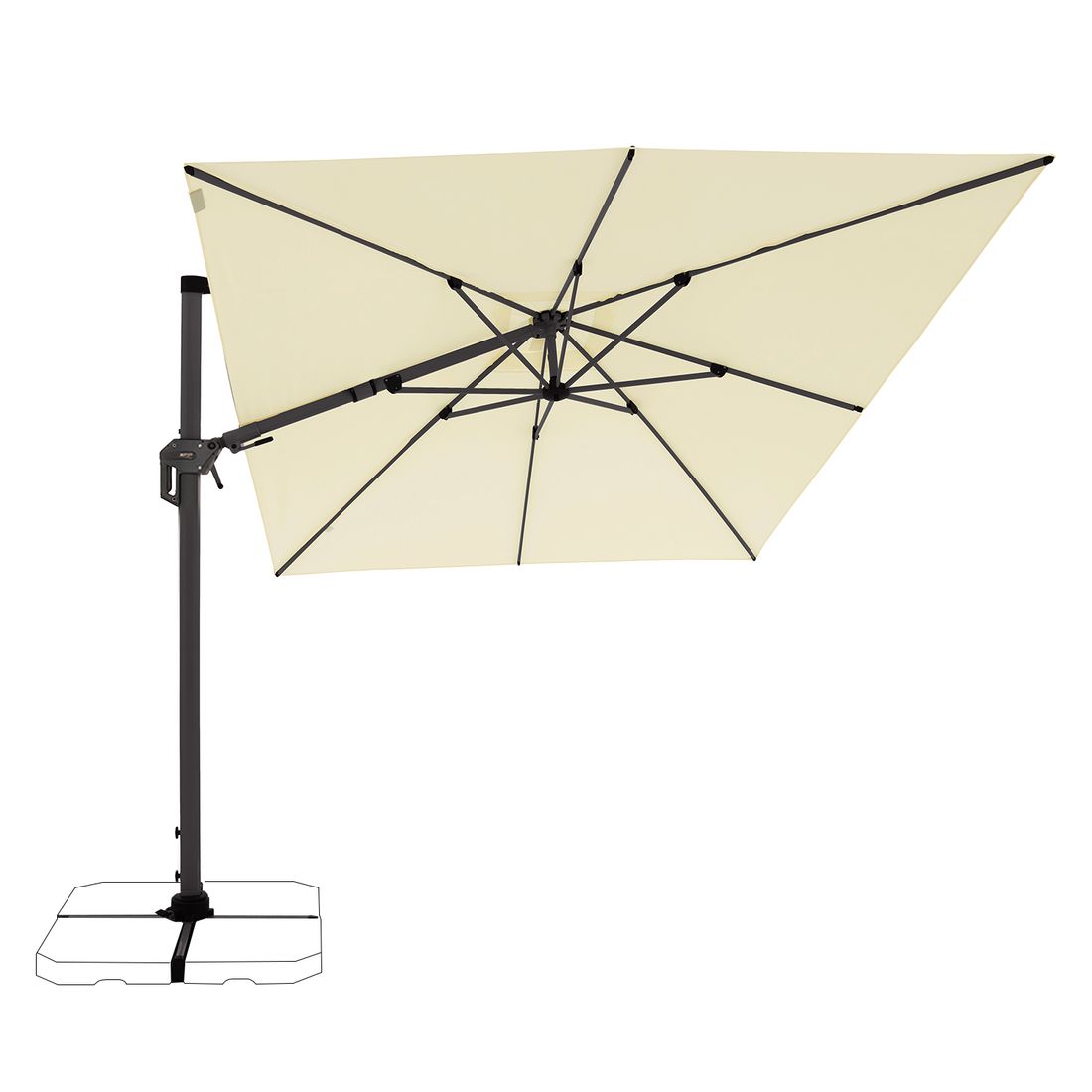 OUTLIV. Lia Ampelschirm 350x260cm