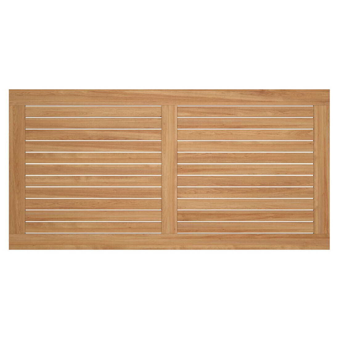 Stern Gartentisch 200x100cm Aluminium/Teak