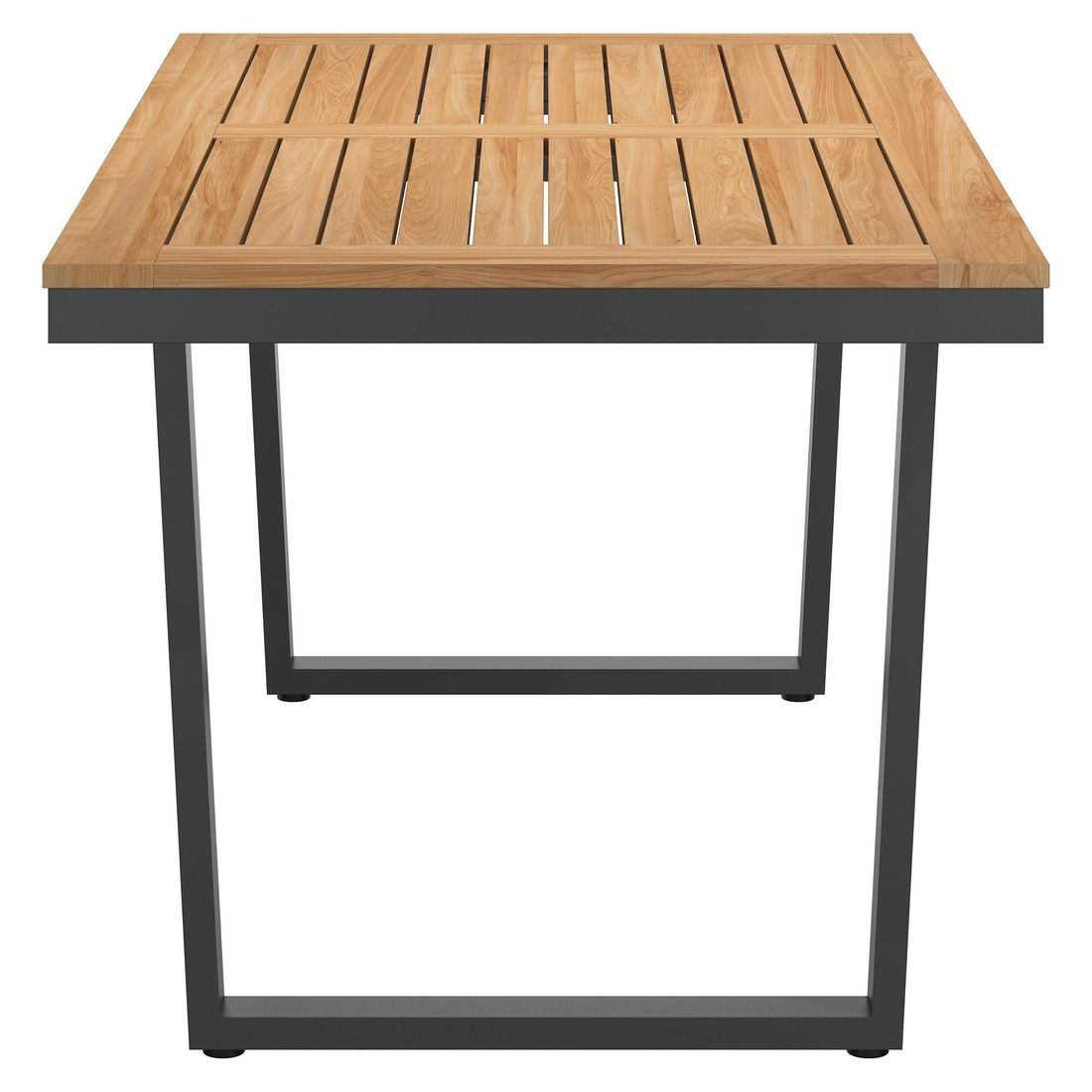 OUTLIV. Gartentisch 160x90cm Edelstahl/Teak