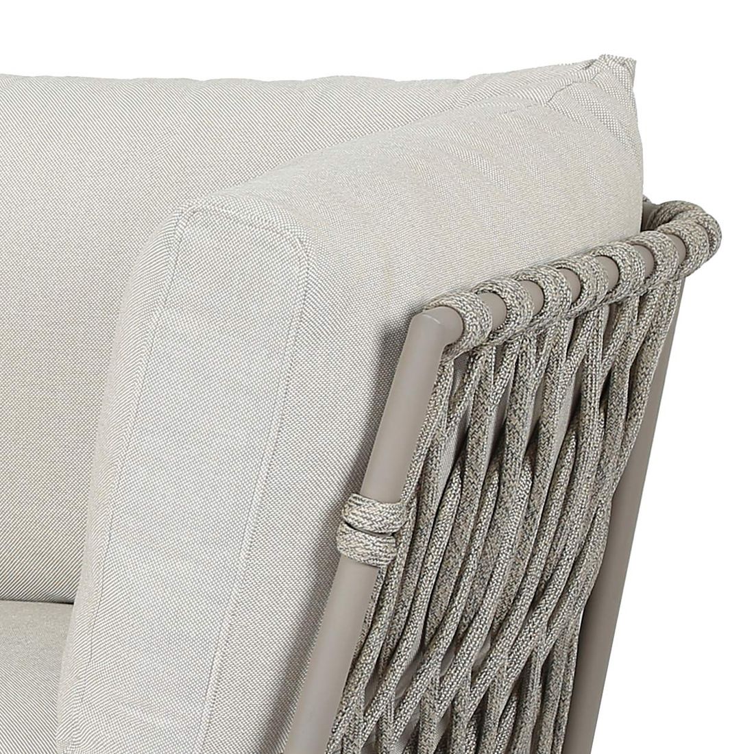 OUTLIV. Tanami Ecklounge Stahl/Rope/Olefin