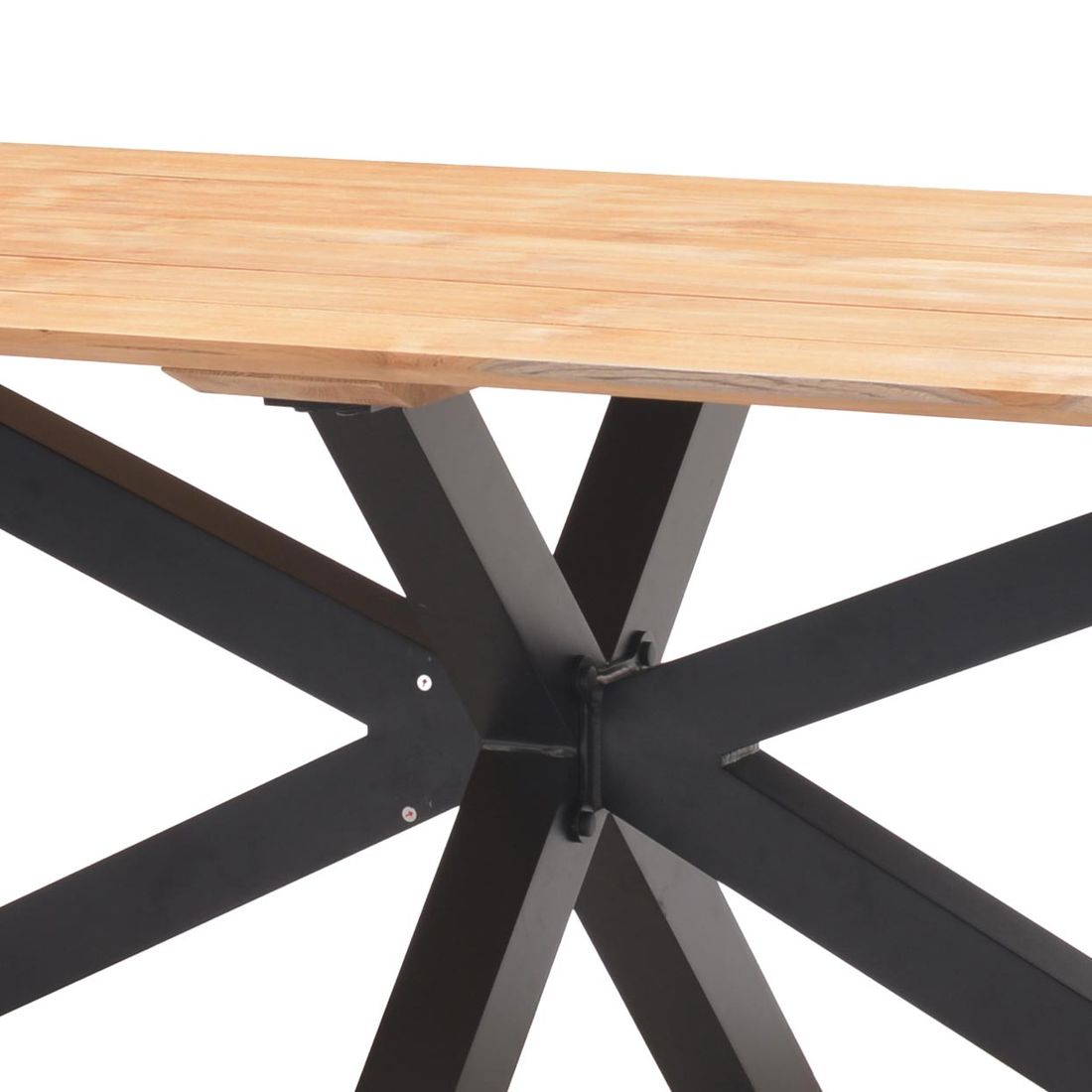 LifestyleGarden Genet Gartentisch 216x99cm Aluminium/Teak