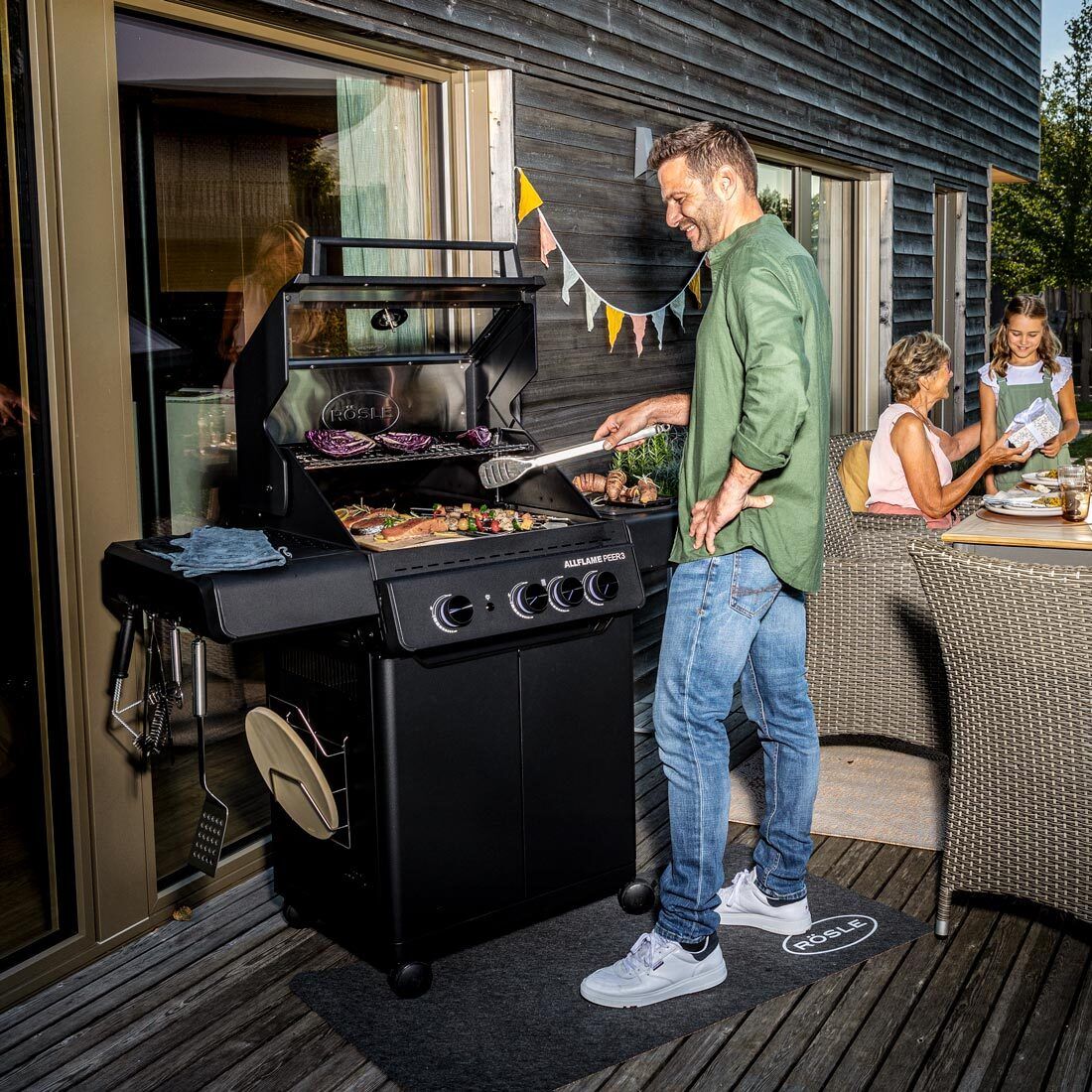 Rösle Allflame Peer 3 Gasgrill
