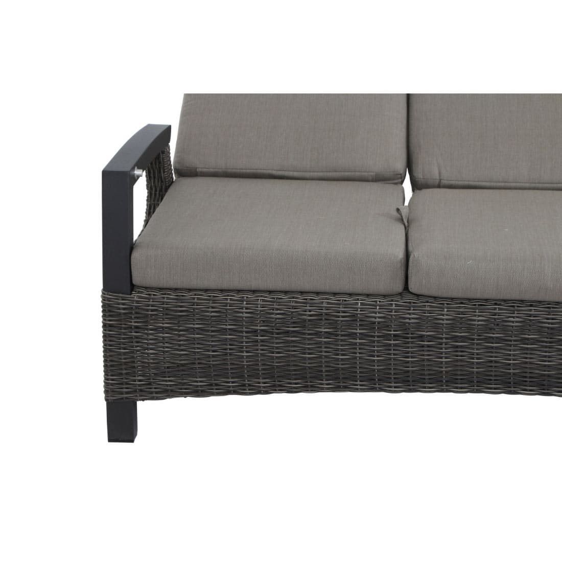 Siena Garden Corido Diningsofa verstellbar Gardino-Geflecht/Polypropylen