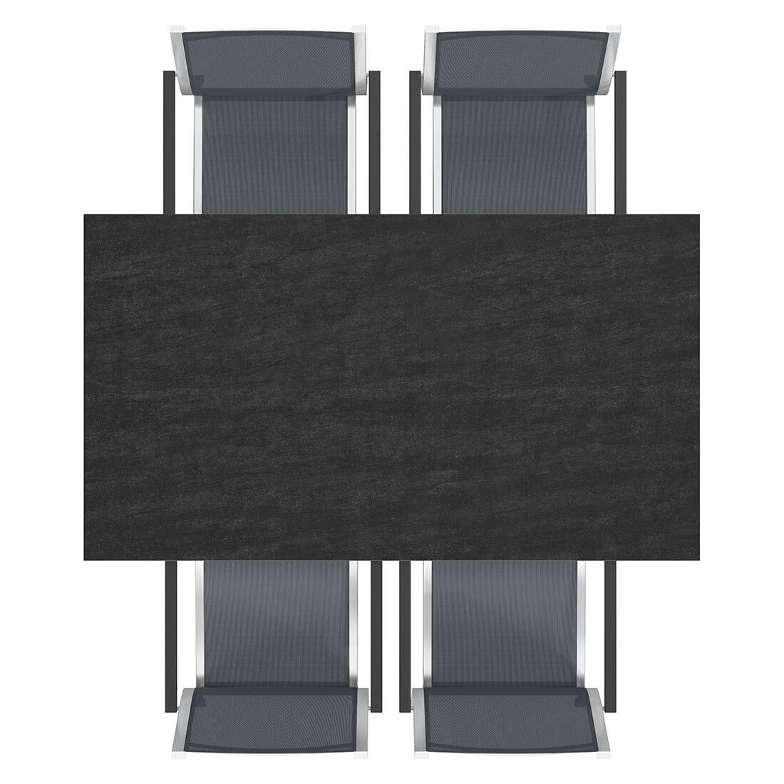 Stern Cardiff Gartenmöbel-Set M (4 Plätze) mit OUTLIV. Tisch 160x90cm