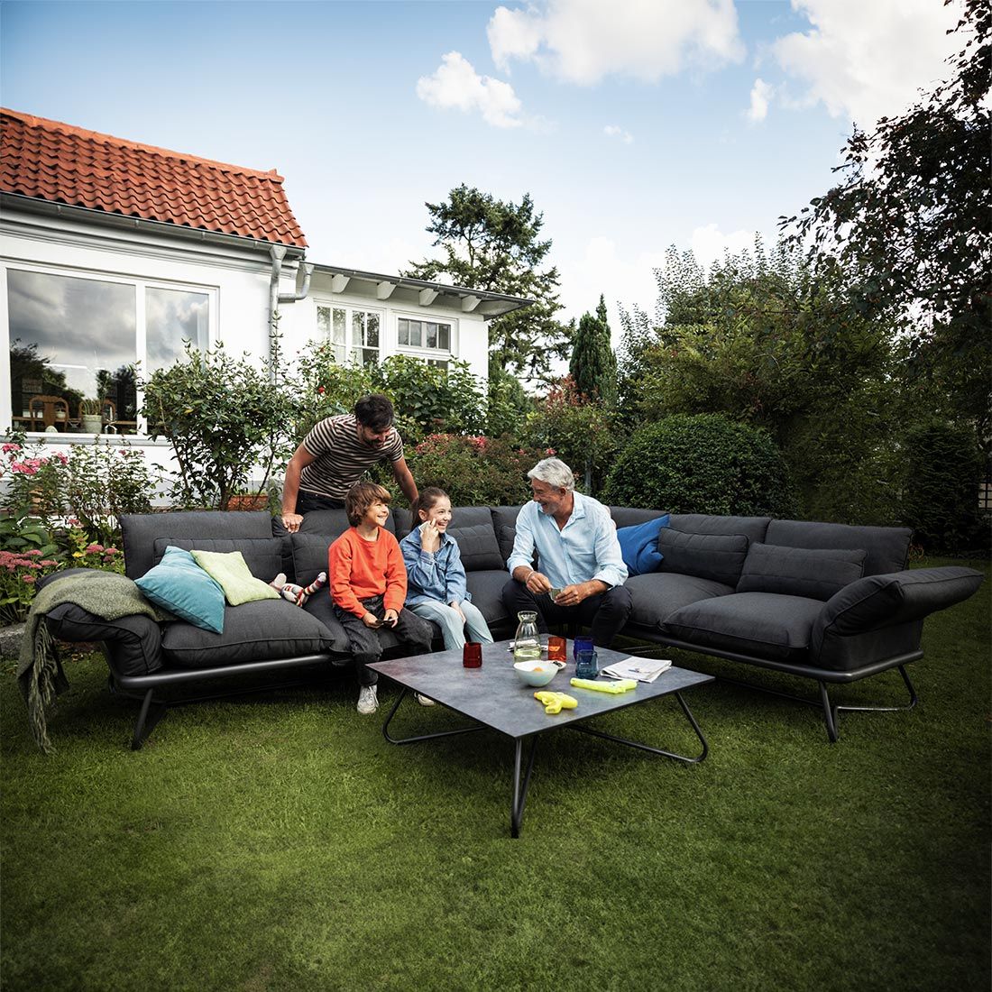 Kettler Gentle Ecklounge Aluminium/Sunbrella