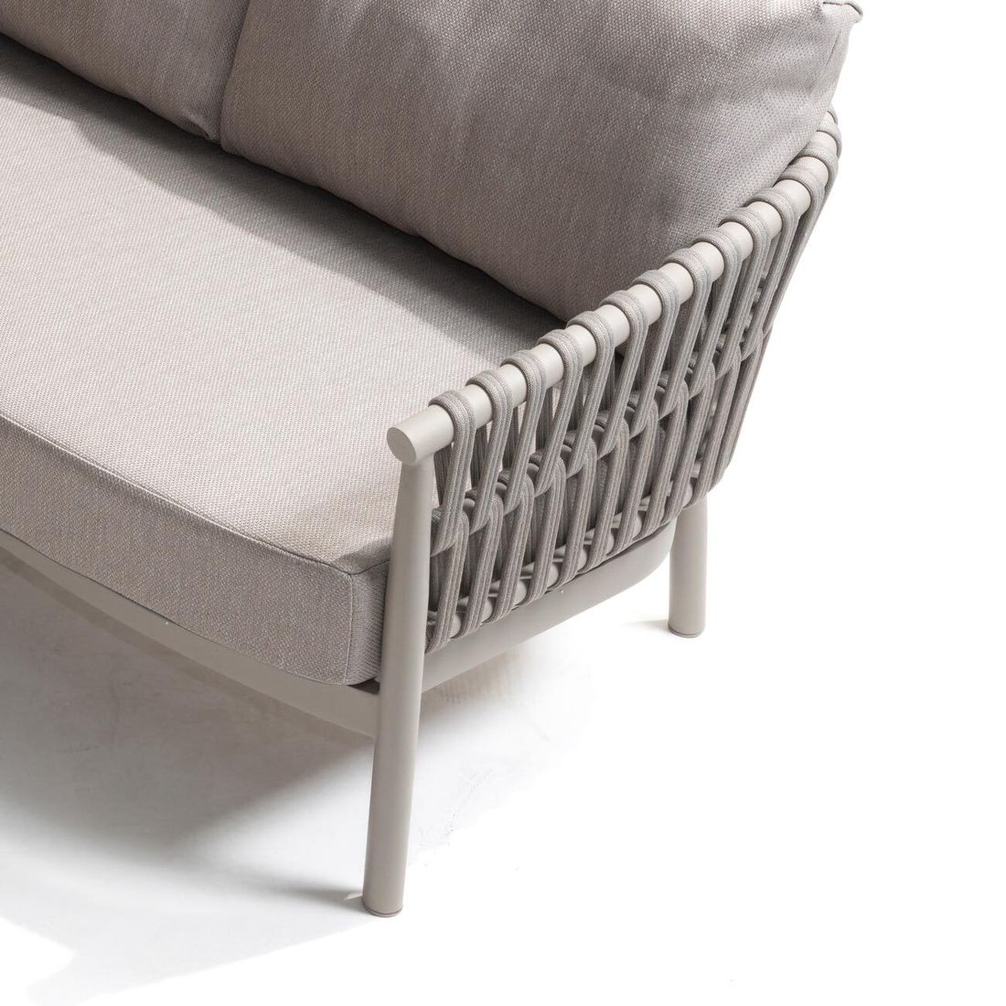 4Seasons Catalana Ecklounge inkl. Loungetische Aluminium/Rope/Olefin