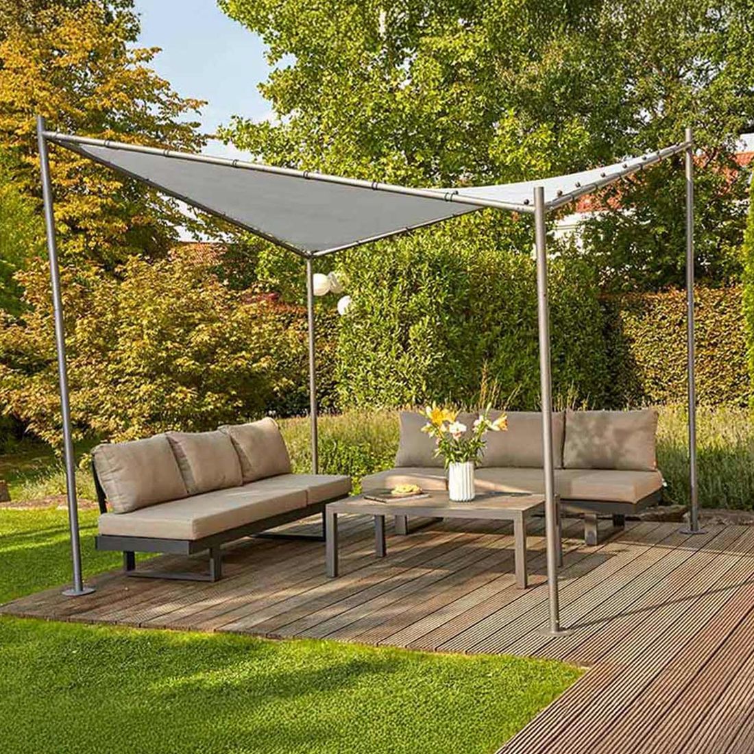 Siena Garden Berlino Dach zu Gartenpergola 400x400cm Polyester