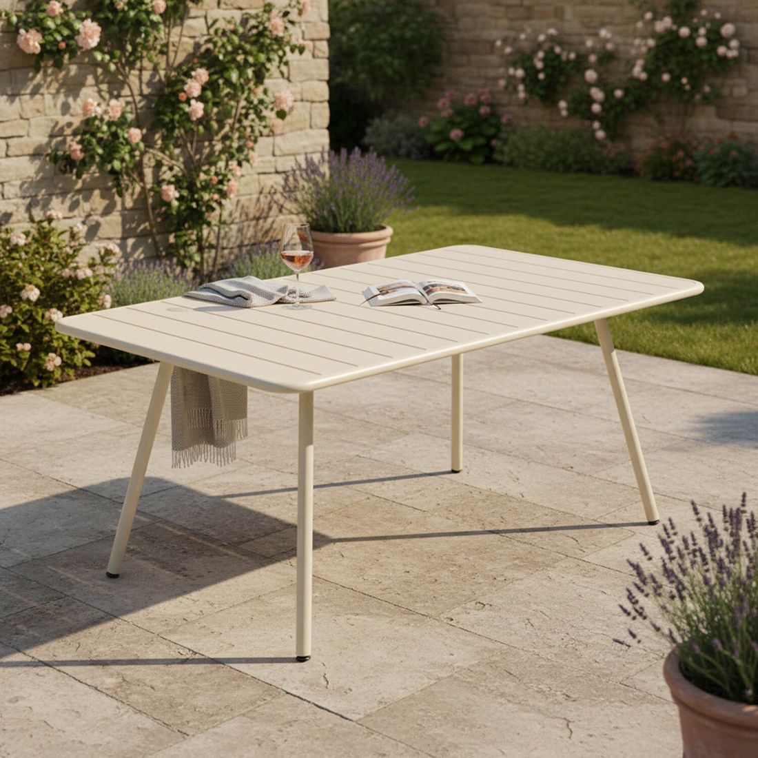 Fermob Luxembourg Gartentisch 165x100cm Aluminium