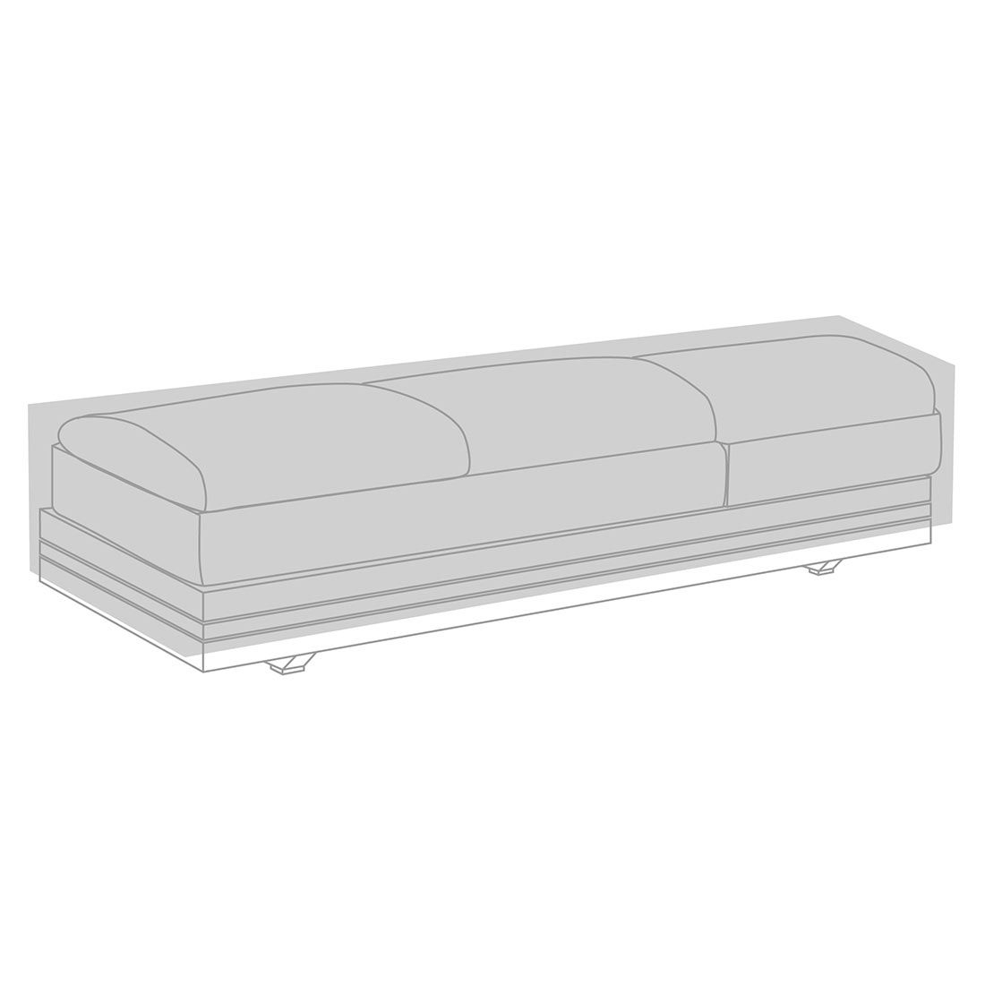 Zebra Cubo Loungehaube 3-Sitzer 201x77x56cm