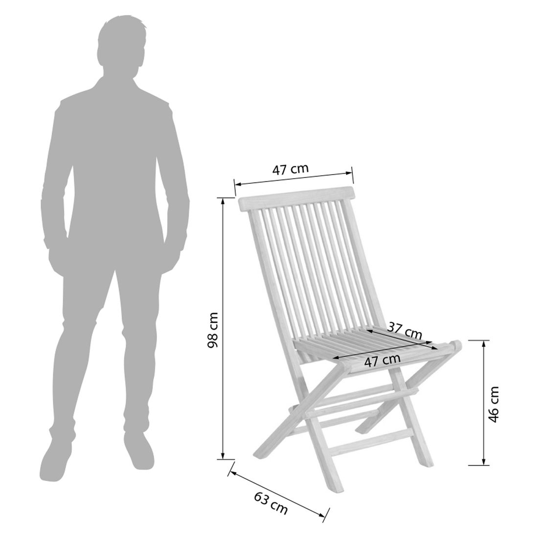 OUTLIV. Portland Klappstuhl Teak