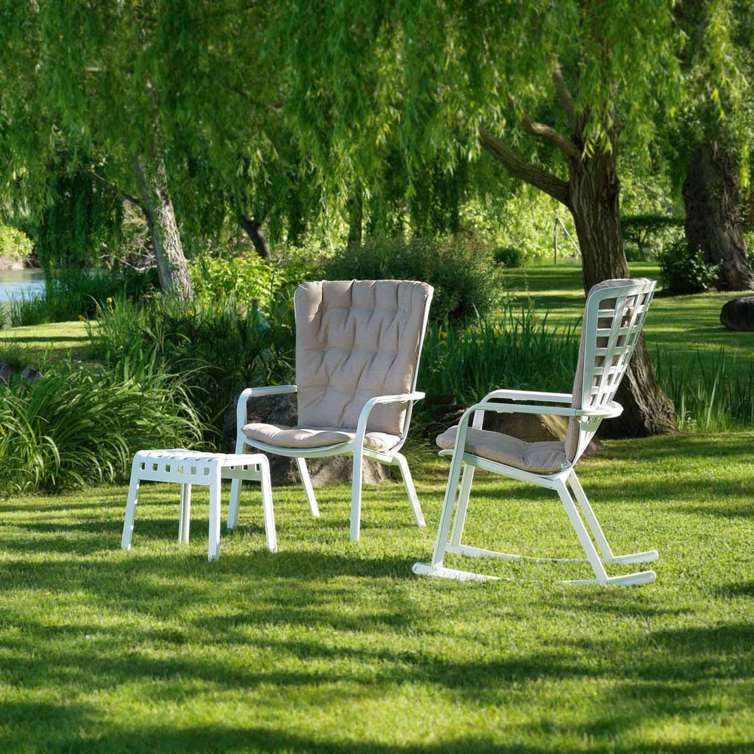 Nardi Poggio Gartenhocker Kunststoff