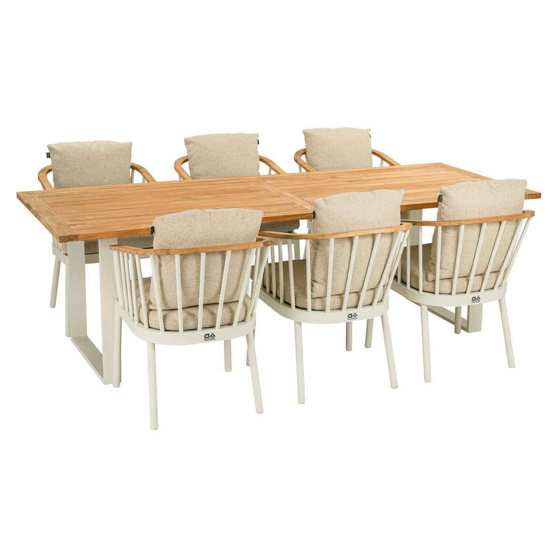 Apple Bee Condor Gartentisch 240x95cm Aluminium/Teak