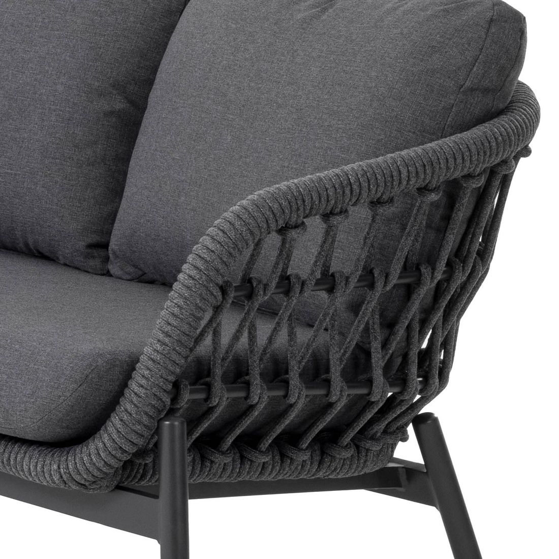 LC Garden Bari Ecklounge Aluminium/Rope/Olefin