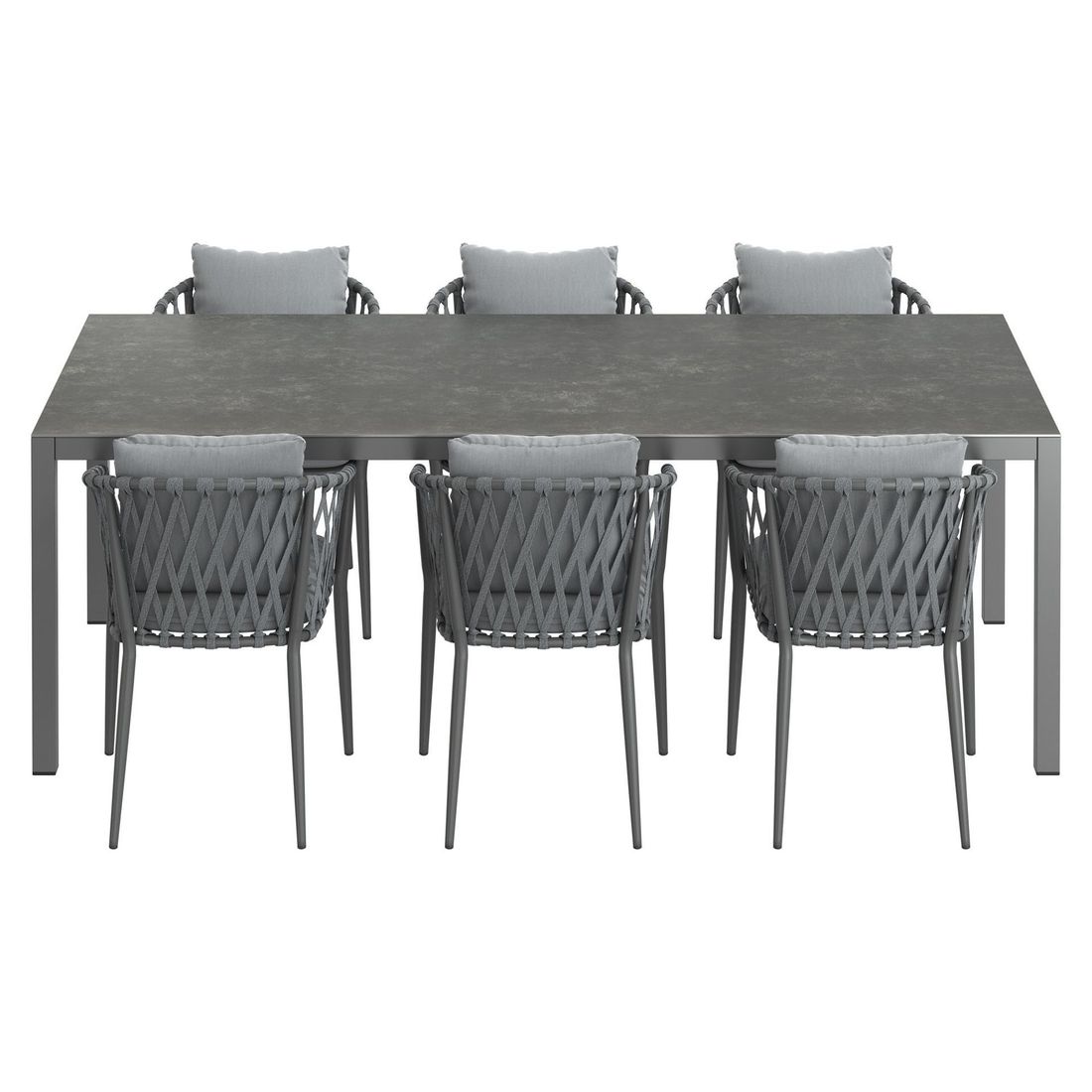 LC Garden Sunrepo Gartenmöbel-Set mit OUTLIV. Tisch 220x100cm