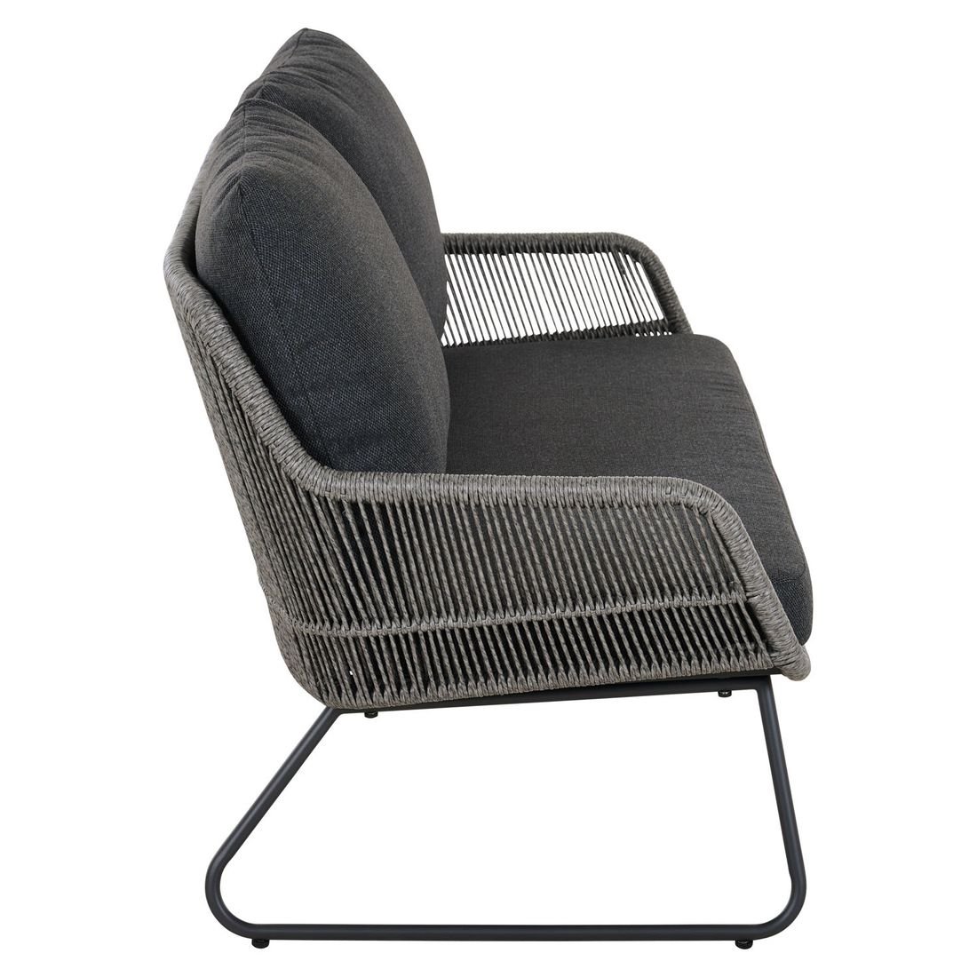Siena Garden Kansas Loungebank Aluminium/Geflecht