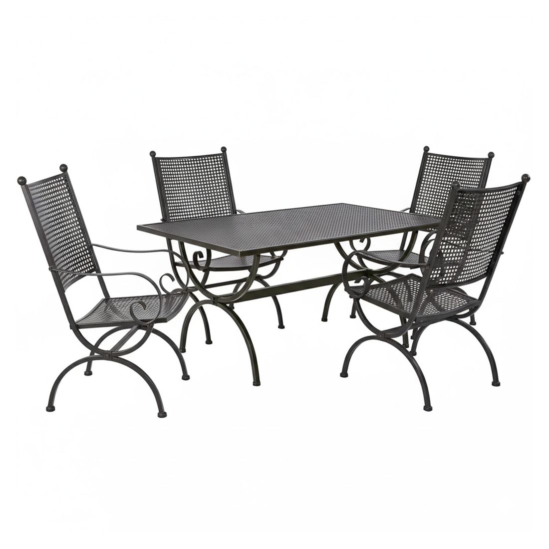 MBM Romeo Elegance Gartenmöbel-Set M (4 Plätze) Tisch 160x90cm