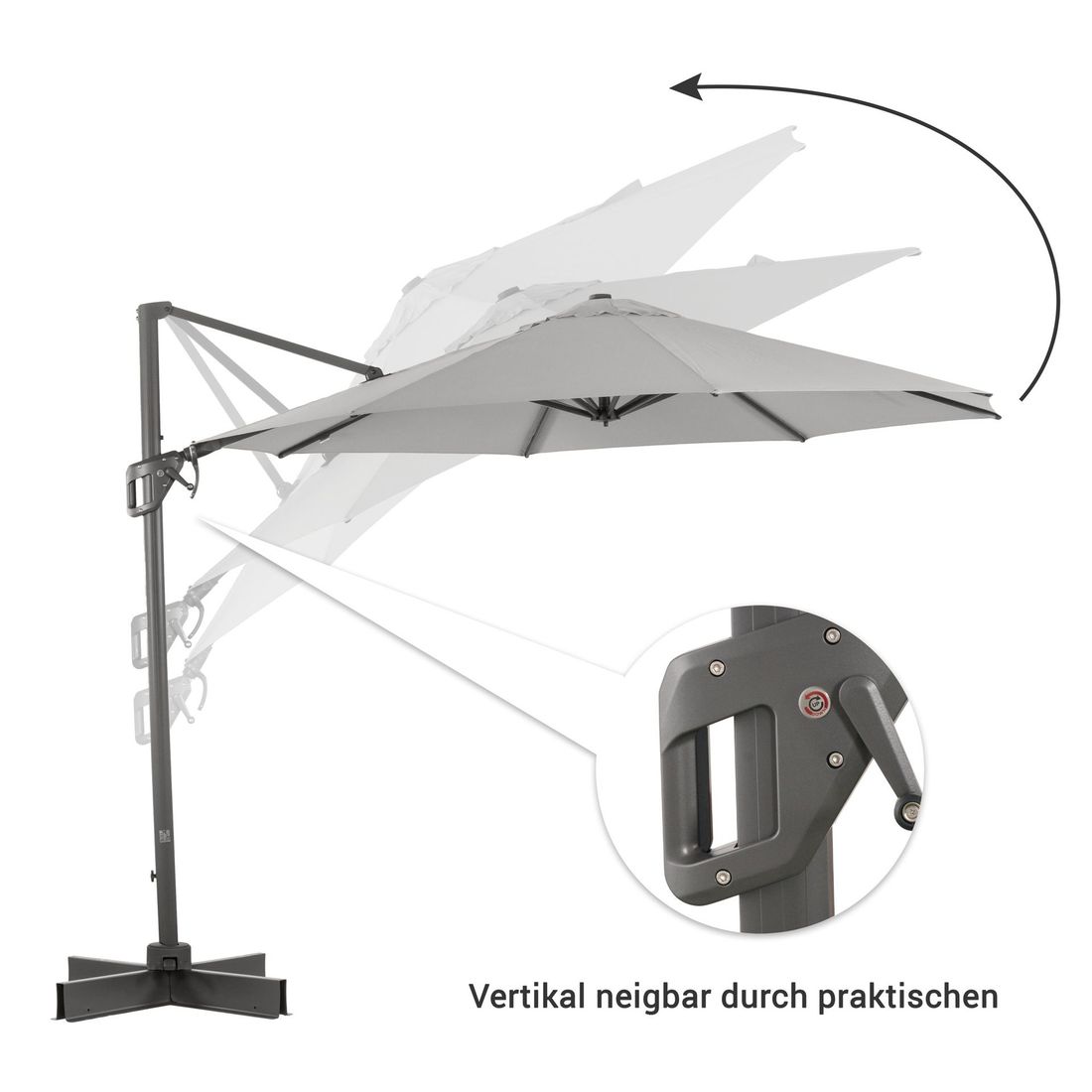 OUTLIV. Ravenna Ampelschirm Ø350cm