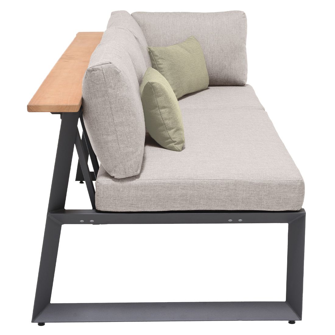 LifestyleGarden Palau Diningsofa Aluminium/Olefin