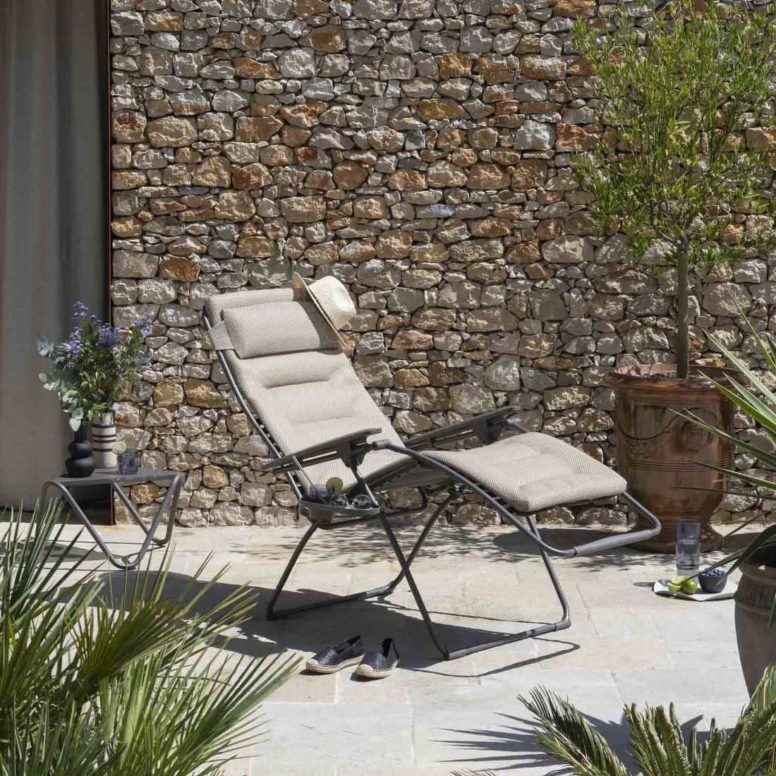 Lafuma Futura XL Relaxliege Stahl/BeComfort