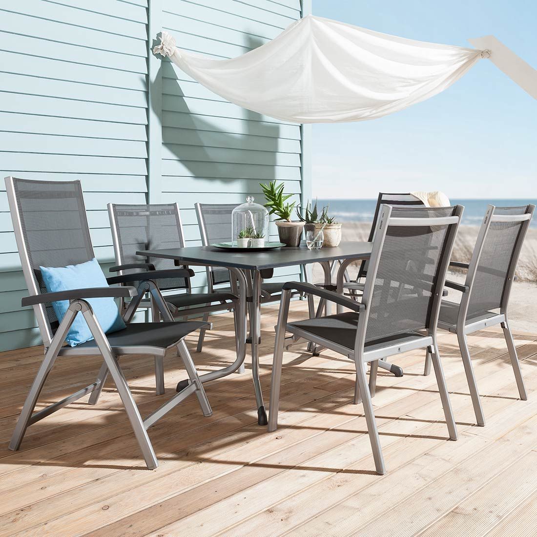 Sieger Bodega Klappsessel Aluminium/Textilene