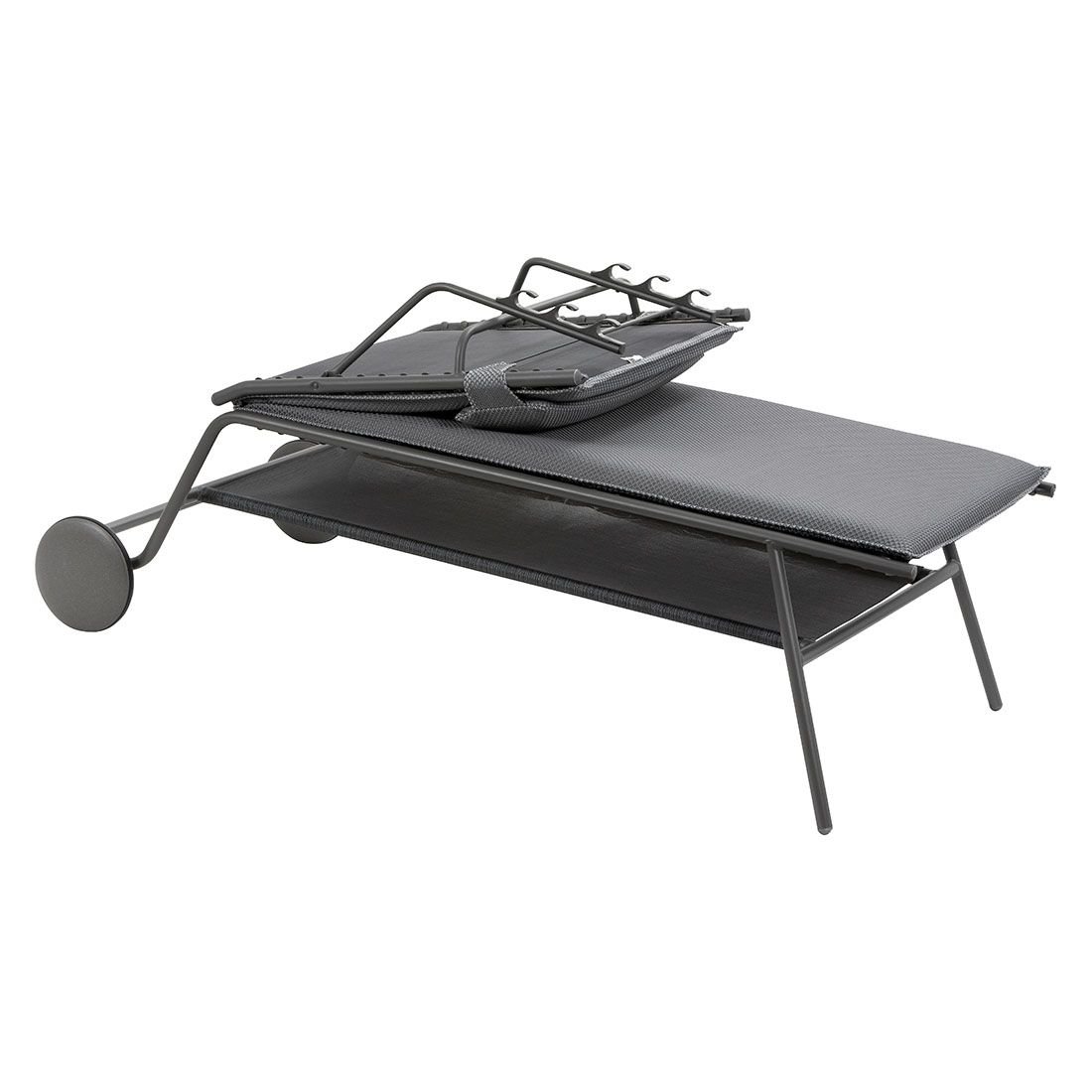 Lafuma Miami II Haut Gartenliege Stahl/BeComfort