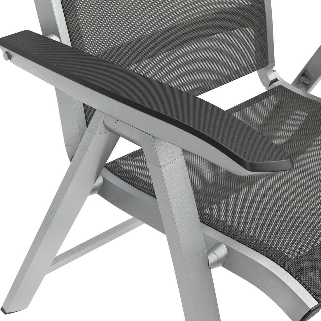 Kettler Forma II Gartenmöbel-Set L verstellbar (6 Plätze) mit OUTLIV. Tisch 220x100cm