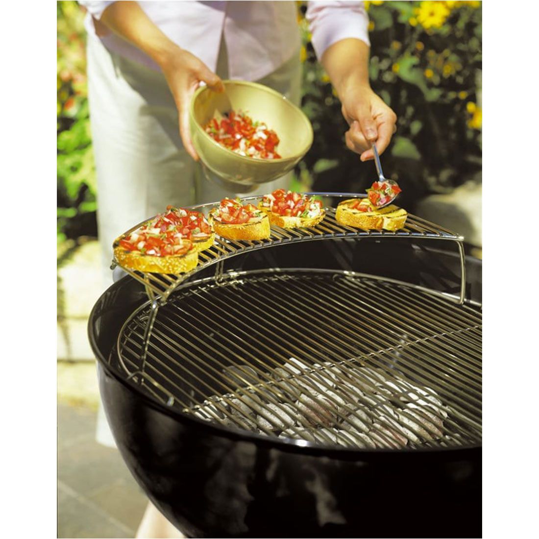 Weber Warmhalterost Holzkohlekugelgrill Ø57 cm