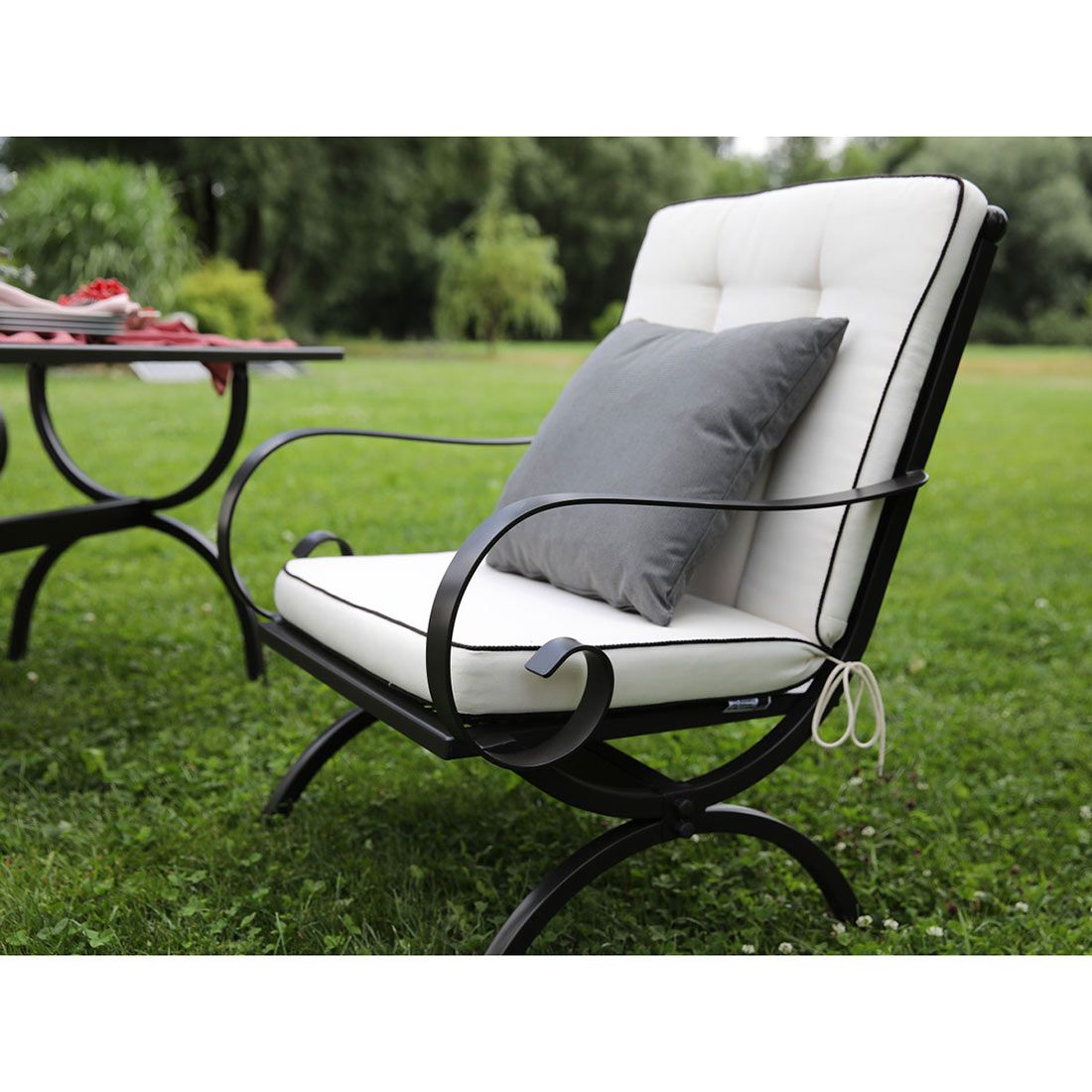 MBM Romeo Loungesessel Schmiedeeisen