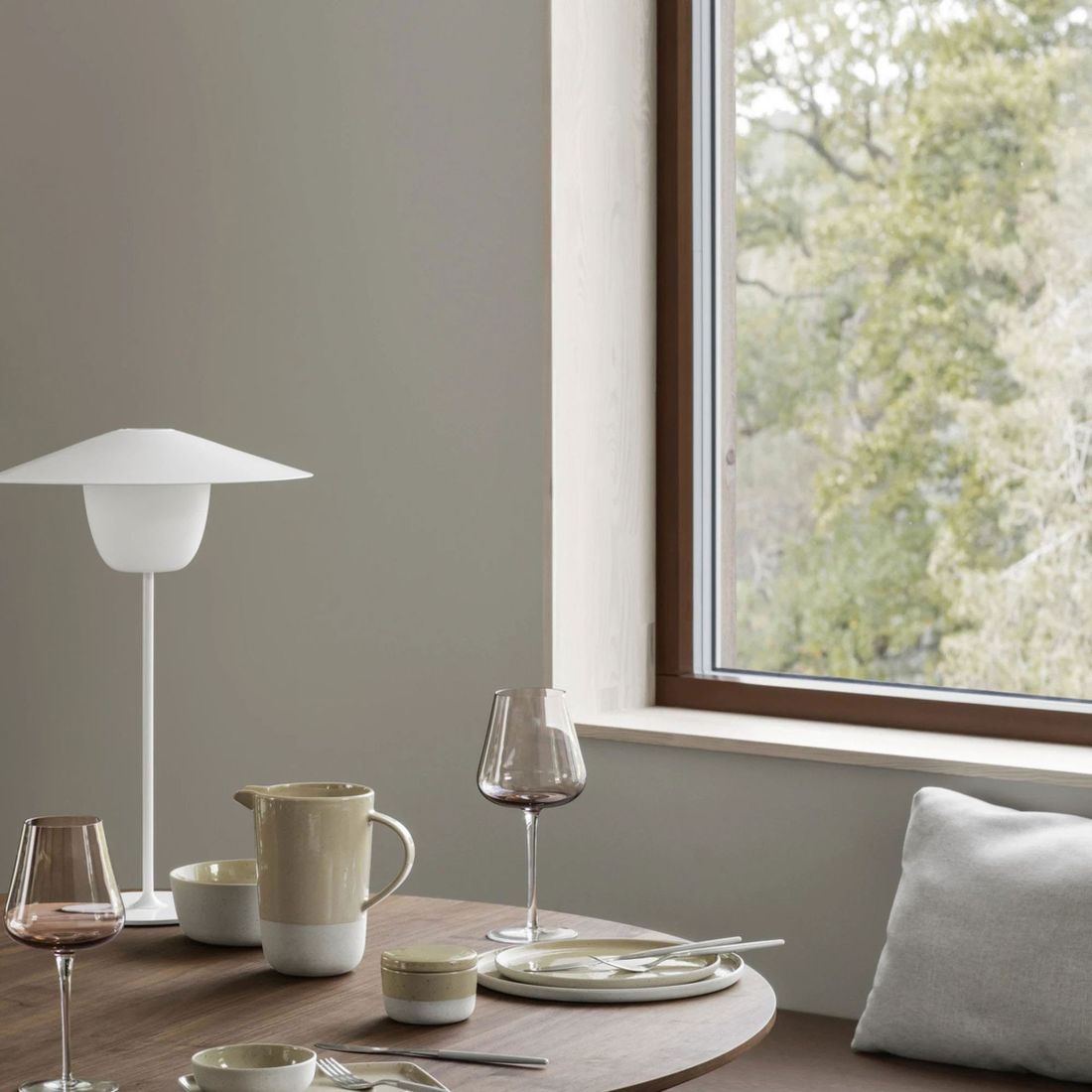 Blomus Ani Lamp large Mobile LED-Leuchte Aluminium