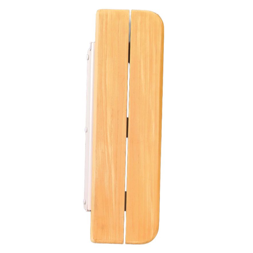 Zebra Sky Neo Anstecktisch 70x20cm Aluminium/Teak