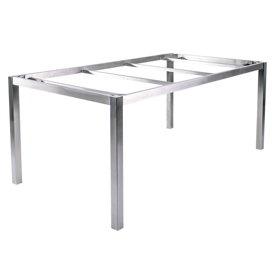 Zebra Opus Gartentisch 160x90cm Edelstahl/HPL