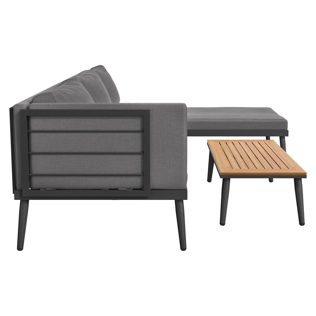 OUTLIV. India Ecklounge Stahl/Kunstfaser