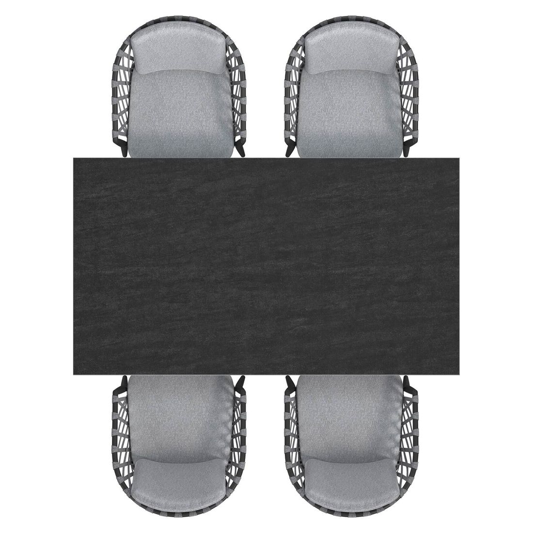 OUTLIV. Cairns Gartenmöbel-Set Tisch 160x90 cm