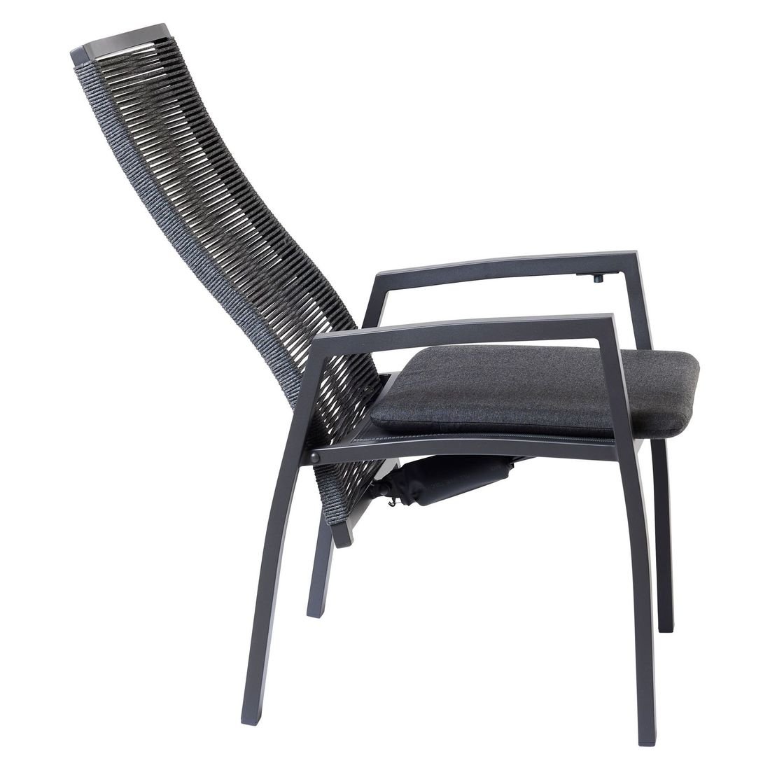 Interliving 7011 Gartensessel verstellbar Aluminium/Rope