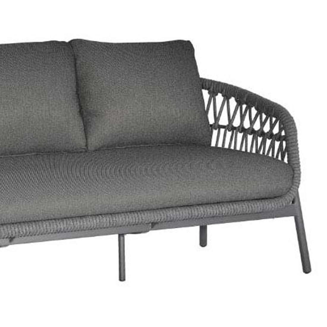 LC Garden Bari Diningsofa Aluminium/Rope