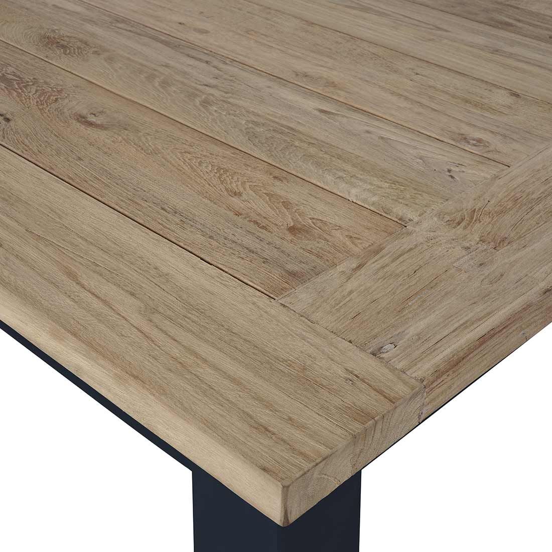 OUTLIV. Oxford Ausziehtisch 200/260x100cm Edelstahl/Teak Recycelt