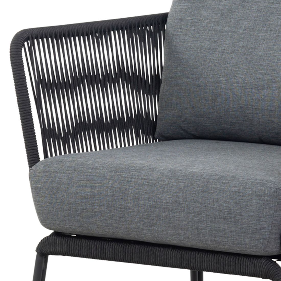 Cosmic Collection Lion Loungesessel Stahl/Rope/Olefin
