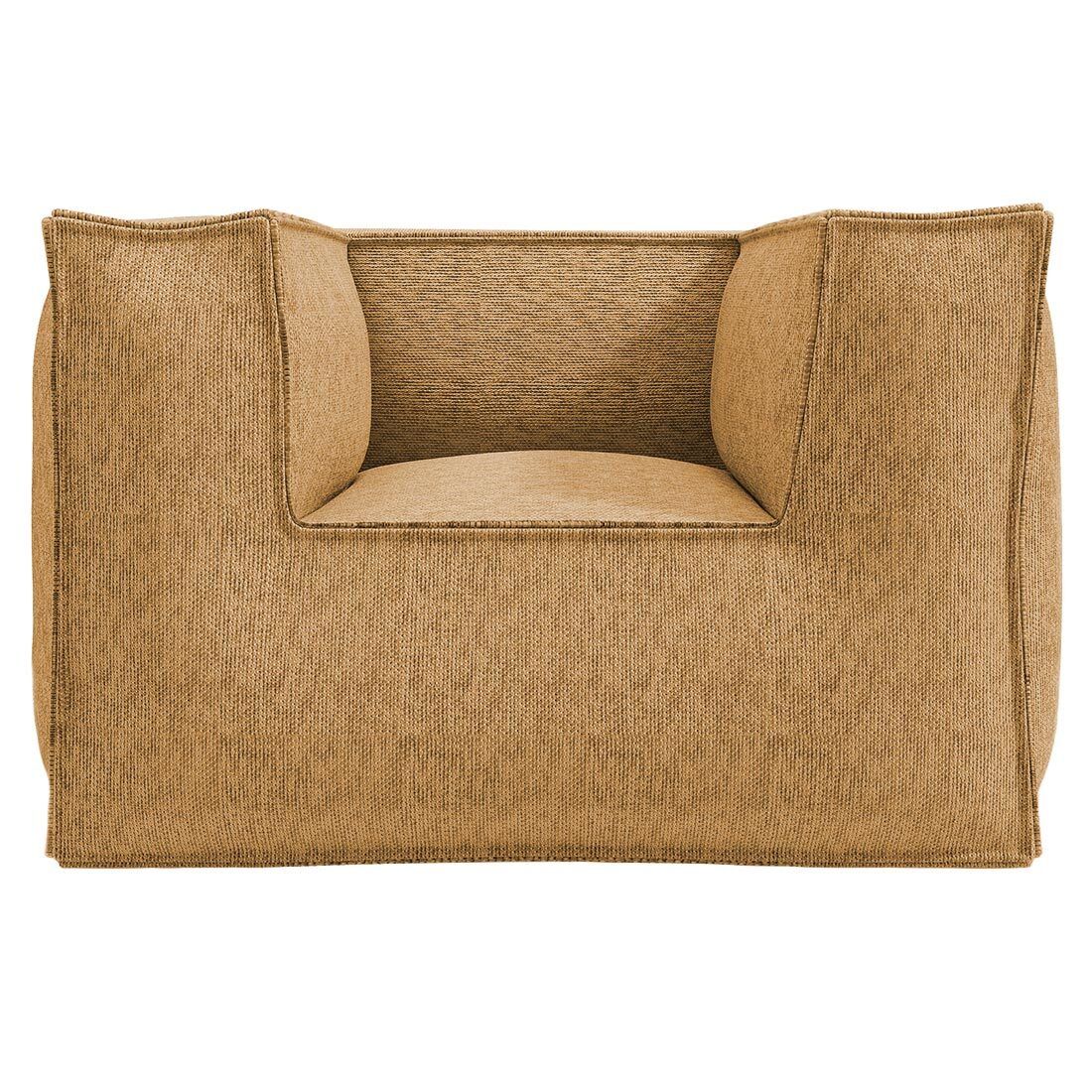 ROOLF Living Silky Loungesessel Polypropylen/Chenille